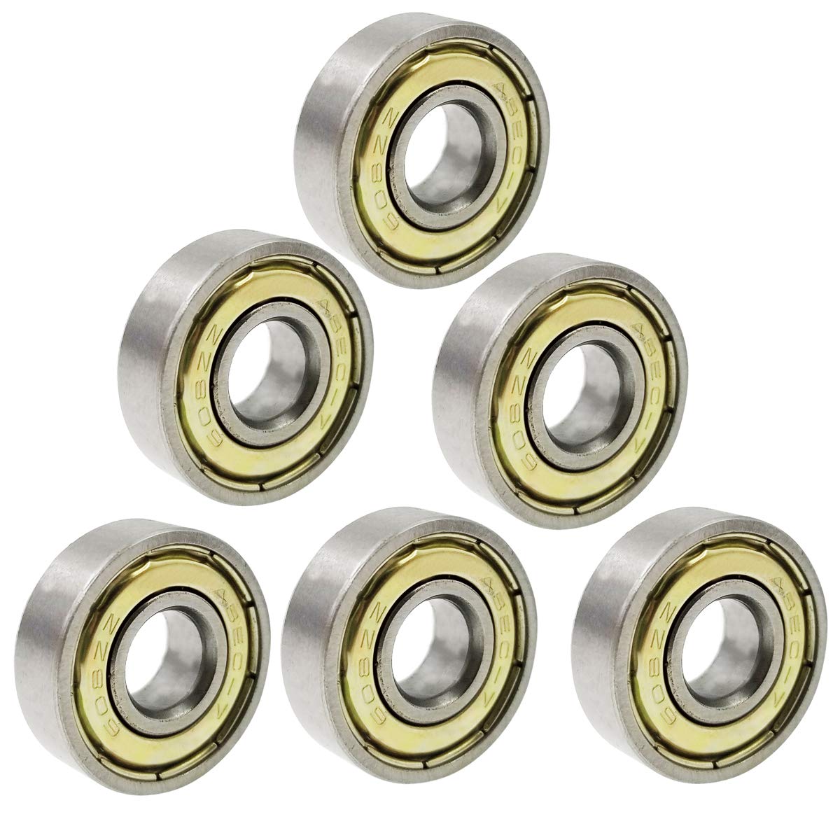 608-2RS Skateboard Bearings Deep Groove Ball  Bearings 8mm x 22mm x7mm  rodamiento 608zz 